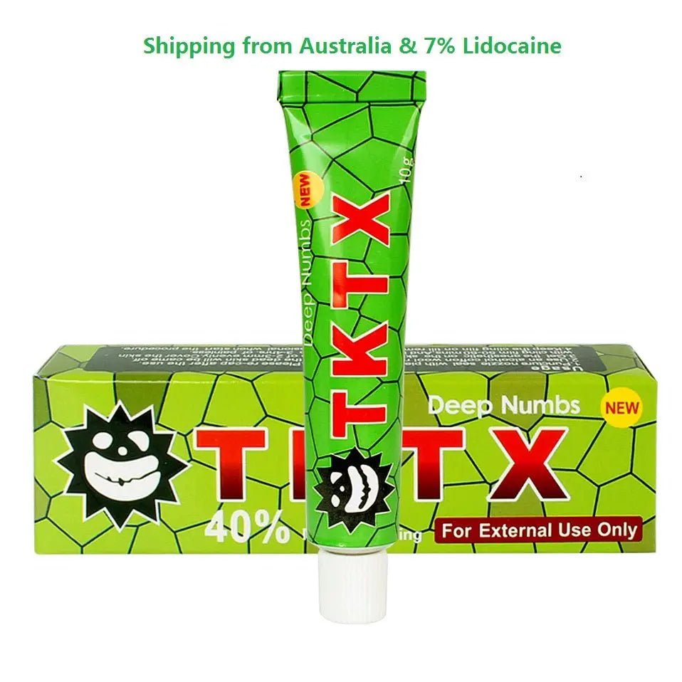 7% Lidocaine 40% Green TKTX Shipping from Australia!!! - TATTOO