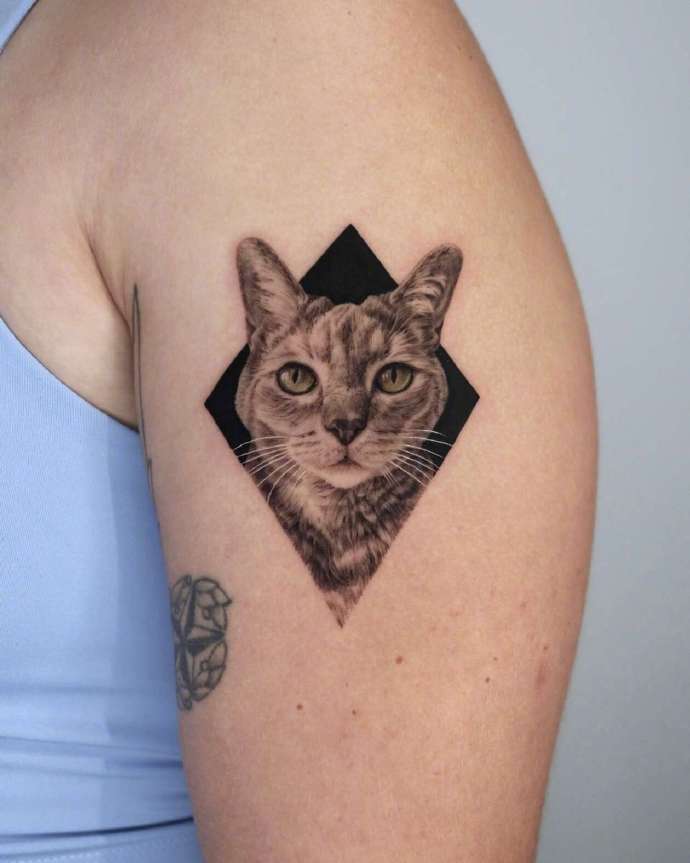 Cat tattoo design - TATTOO