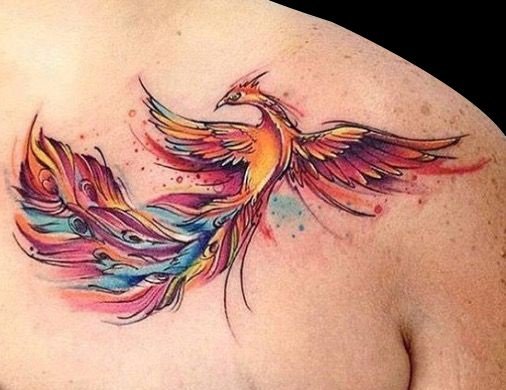 Phoenix tattoo design. - TATTOO