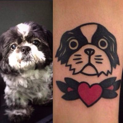 Tattoo design for dog - TATTOO
