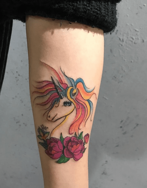 Unicorn tattoo design - TATTOO