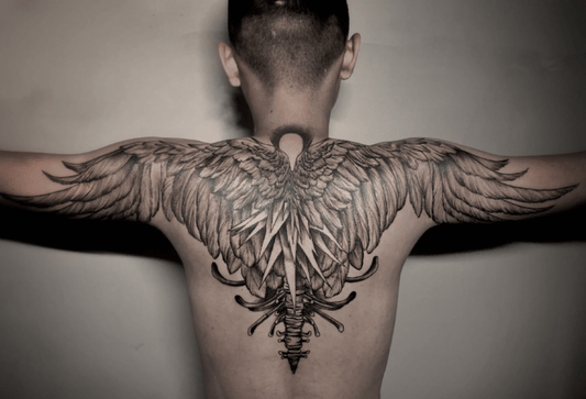 Wing tattoo design - TATTOO