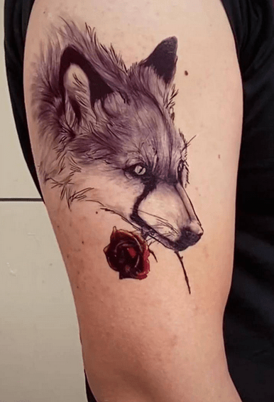 Wolf tattoo design - TATTOO